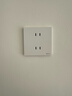 公牛（BULL）开关插座G57蝶翼超薄10A七孔大面板插座G57Z323暮雪白暗装 实拍图