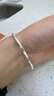 臻汇银999.9足银手镯女莫比乌斯开口时尚首饰生日礼物送妈妈女友 晒单实拍图
