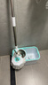 妙洁旋转拖把 共2头 38cm杆长129.5cm 懒人一拖净免手洗干湿吸水带桶 实拍图