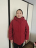 CANDYPRINCE 妈妈羽绒服 中老年羽绒服女红色短款 妈妈装50-60-70岁冬季外套 62款/酒红 3XL / 建议-(体重121-135斤) 实拍图