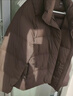 优衣库女装羽绒茄克/柔软面料外套夹克479212 37 栗色 S 实拍图