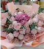 冉子花坊母亲节鲜花速递粉玫瑰百合向日葵混搭花束生日礼物同城配送 韩式粉玫瑰绣球花束 实拍图