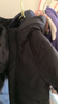 优衣库童装男童女童高性能复合连帽外套/保暖厚衣服473309 09 黑色 110 实拍图