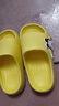巴布豆儿童拖鞋男女童宝宝软底居家浴室夏季凉拖鞋 黄色 180码 实拍图