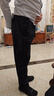 京东京造【秒出门】加绒裤子男冬季新款休闲裤西裤直筒男裤 黑色 XL 实拍图