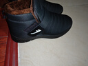 回力（Warrior）官方棉鞋冬季男鞋东北雪地靴防滑老人鞋子男士保暖爸爸鞋 黑色41 实拍图