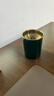 云穗 不锈钢烟灰缸创意个性烟灰神器防飞灰沙漏斗烟缸大号KTV酒吧酒店 【复古绿】升级烟扣 实拍图