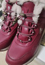 足力健老人鞋雪地靴高帮加厚棉鞋羊毛鞋2296303D 女/雅致红 37 实拍图