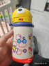 babycare儿童水杯6个月以上宝宝霸王龙不锈钢保温杯上学450ml-新旧款混发 实拍图