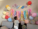 仕彩 简约风生日派对气球背景墙场景布置儿童男孩女宝宝生日快乐装饰 实拍图