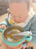 优可倍宝宝辅食保温碗婴儿专用碗316防摔防烫儿童餐具恒温幼儿注水保温 【升级款感温+带吸盘】橙色 实拍图