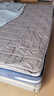 雅鹿·自由自在 A类床垫褥子可折叠双人床垫1.8x2米加厚铺底垫被 180x200cm 灰色 实拍图