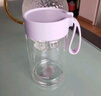 富光清然玻璃杯 高硼硅玻璃水杯子 女生便携牛奶咖啡高颜值茶杯330ml 实拍图