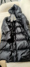 高梵黑金鹅绒服机能5.0六格男女同款加厚中长款羽绒服经典百搭休闲风 黑色 XL 实拍图