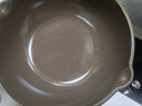 炊大皇钛盾炒锅 麦饭石色不粘锅多功能少油烟炒菜锅平底锅30cm 实拍图