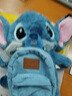 迪士尼（Disney）史迪仔双肩包毛绒玩偶公仔可爱书包史迪奇背包小朋友圣诞礼物儿童 实拍图
