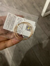 周六福18K金耳环女 彩金圆环耳饰 KI096010 小款 生日礼物情人节礼物 实拍图