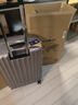 新秀丽（Samsonite）京东联名定制款行李箱25英寸竖条纹拉杆箱拿铁咖GU9密码托运箱 实拍图