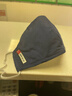 澄湖螺 纯棉布口罩可水洗防尘防雾霾防颗粒物口罩口罩成人男女全棉透气 藏青口罩（秋冬夹棉） 实拍图
