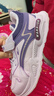 回力（Warrior）男童鞋子秋冬儿童运动鞋加绒二棉女童棉鞋WZ(CL)-0852-1紫色37 实拍图