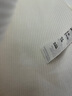 优衣库女装罗纹高领T恤/长袖小高领内搭479588 00 白色 M /160/84A 实拍图