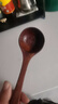 Edo长柄大号汤勺 家用盛汤相思木勺子加厚手柄舀汤勺 实拍图