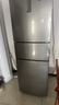 海尔（Haier）「真省电」217L三门小冰箱黑金净化一级能效风冷无霜星辉银BCD-217WGHC3E9S9国家补贴 实拍图