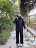 波司登（BOSIDENG）冬季羽绒90绒鹅绒极寒羽绒服女士加厚连帽商场同款时尚百搭外套 冰穹提花黑|9CW3 S 160/84A 体重约100-110斤 实拍图