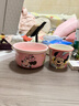 可爱卡通点心碗家用创意蘸料碟精致小吃火锅蘸料调味碟陶瓷釉下彩 斗笠碗一个随机装 实拍图