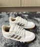 adidas ENTRAP美式校园风运动少年感复古篮球风板鞋男女阿迪达斯   白/金色   35.5 实拍图