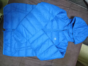 361°儿童轻薄羽绒服中大童外套秋冬季新款男女童保暖羽绒服N32341901 电子蓝/绒子含量85%鸭绒 170 充绒量55g 实拍图