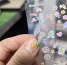 咔巴熊（Kabaxiong）儿童指甲贴纸 卡通小爱心浮雕装饰小图案 防水指甲贴片 鬼马少女 实拍图