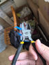 得力（deli）防滑水口钳水口剪电子剪塑料钳斜口钳省力钳子5英寸 实拍图