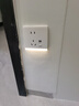 罗格朗（LEGRAND）开关插座 简悦系列陶瓷白色 86型墙壁插座 感应地脚灯带五孔插座 实拍图