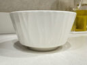 浩雅釉下彩景德镇陶瓷餐具大容量汤碗饭碗雅玉白瓷6英寸面碗4个装 实拍图