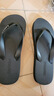 卡帝乐鳄鱼（CARTELO）人字拖鞋男士夏季户外穿运动居家用软底沙滩凉拖 VP1520 黑色 42 实拍图