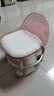 亚克力小凳子静音带万向轮儿童学步凳网红小椅子滑轮矮凳浴室凳 颜色随机【活动款】 实拍图