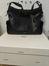 Songmont山下有松循迹系列hobo包植鞣牛皮斜挎软包【李娜同款】 烟墨黑 中号 现货 实拍图