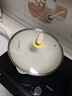 炊大皇  炒锅 麦饭石色不粘锅多功能少油烟炒菜锅平底30cm 电磁炉通用  实拍图