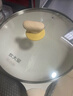 炊大皇钛盾炒锅 麦饭石色不粘锅多功能少油烟炒菜锅平底锅32cm 实拍图