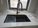 卡贝厨房水槽蜂窝压纹纳米加厚大单槽sus304不锈钢一体盘洗菜盘洗菜池 实拍图