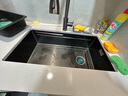 JOMOW水槽5.0加厚厨房大单槽一体盆304不锈钢洗碗池槽多功能洗菜盆GL/d 75*46【5.0加厚】耐磨耐刮 【默认发右下水】左下水需下单备注 实拍图