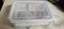 GLASSLOCK保鲜盒钢化玻璃饭盒分隔微波炉冰箱收纳盒上班族耐热密封 1000ml 实拍图
