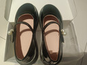 G.duck小黄鸭女童小皮鞋2024春秋新款黑色玛丽珍鞋鞋子演出鞋儿童公主鞋 黑色 （脚长加1cm下单哦） 34 （内长20.8cm） 实拍图