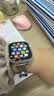 腕美主义适用苹果s11手表滑梯拼皮表带watch s10金属滑梯扣apple watch s9透气表链se3女款高级感替换腕带 【滑梯款拼皮】-银-奶白皮+银色连接器 适用：iwatch11代10代【 实拍图