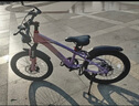 凤凰山地自行车男女变速山地车碟刹青少年儿童自行车学生单车 星际 粉紫【变速+三刀轮】 18寸【适合120-155cm】 实拍图