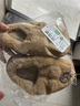 卡皮巴拉儿童踩屎感女童冬卡通可爱防滑室内居家软底拖鞋宝宝拖鞋 升级版环保材质浅咖拖鞋 12 28/29码(鞋内长17CM适合脚长16 实拍图