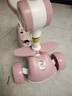 咔萌狮滑板车儿童1-3—6-12岁可折叠可坐可骑滑男宝女宝踏板滑滑溜溜车 【豪华款】太空粉+可折叠座椅+音乐灯光+闪光悍马轮 实拍图