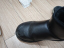 回力官方雪地靴男靴棉鞋男鞋冬季保暖高帮加绒加厚面包鞋子男 黑色 44 实拍图