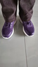 足力健中老年春秋季健步轻便软底送妈妈休闲散步鞋2431369J 紫-女  40 实拍图